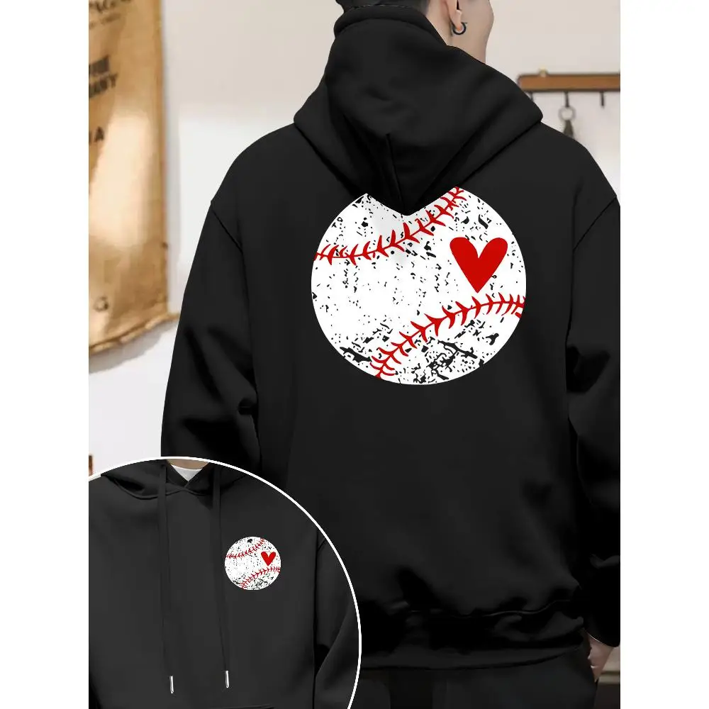 

Мужская толстовка свободного кроя с капюшоном 270 г, черный уличный пуловер, повседневные толстовки в американском стиле, подходят для зимних сезонов