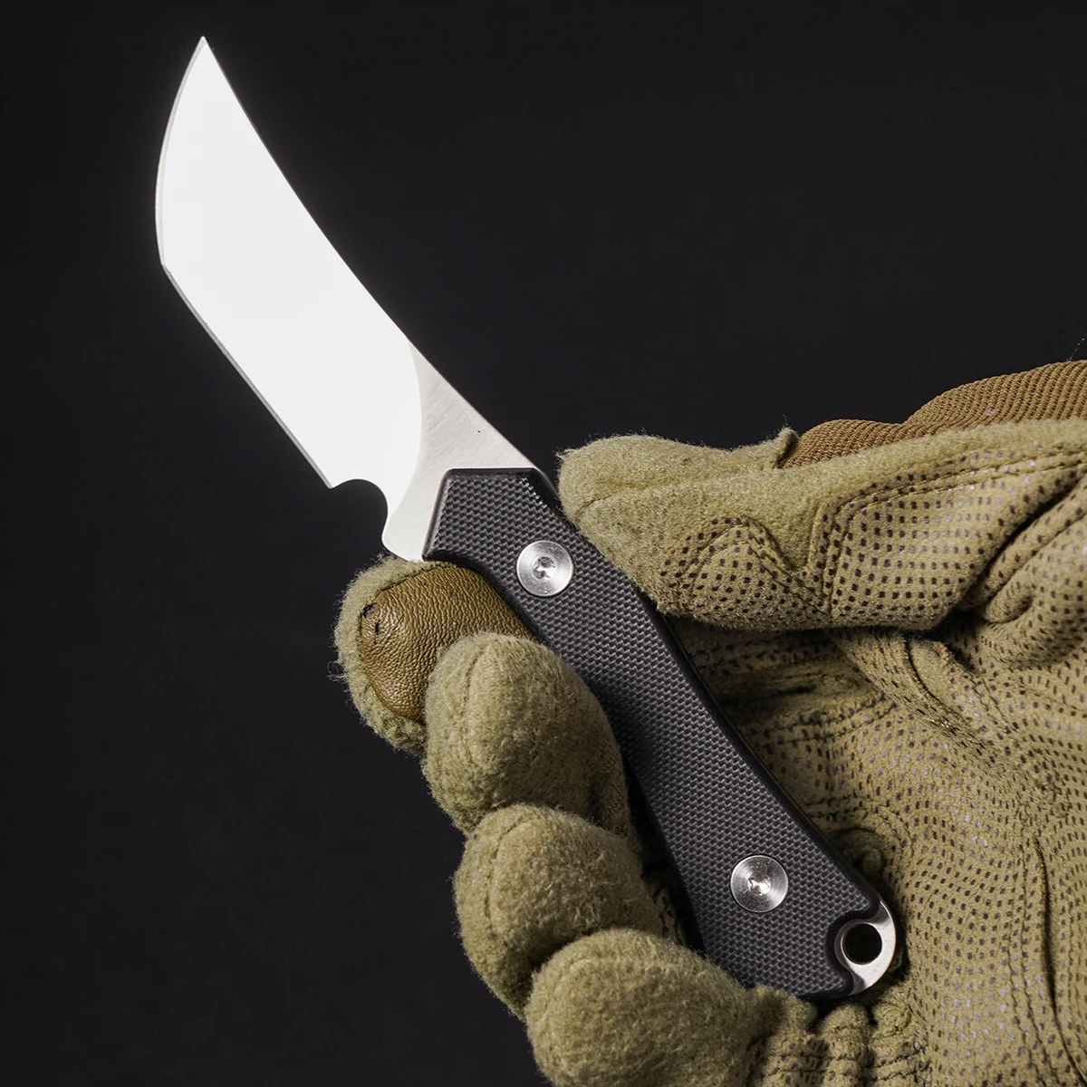 Wilderness Camping EDC Fixed Straight Knife, made of 5CR steel, G10 handle with sheath. Essential survival tool for hiking, adventure, rescue, camping, suitable for father's day, birthday, Christmas gift