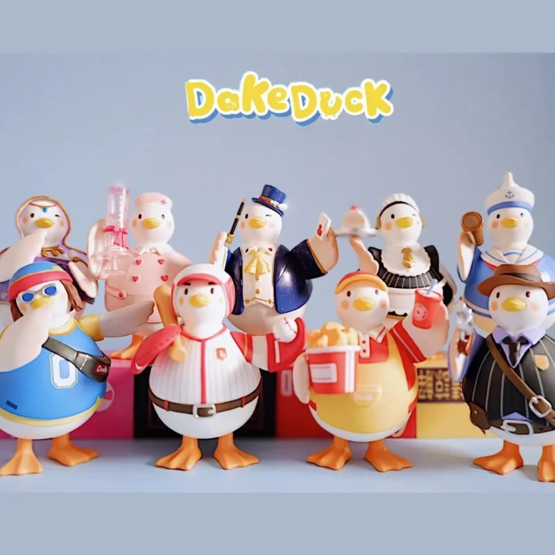 Genuine Dake Duck Dream Island Wonderful Journey Series Cute Confirm Style Animal Anime Figure Collection Cartoon Holiday Gifts