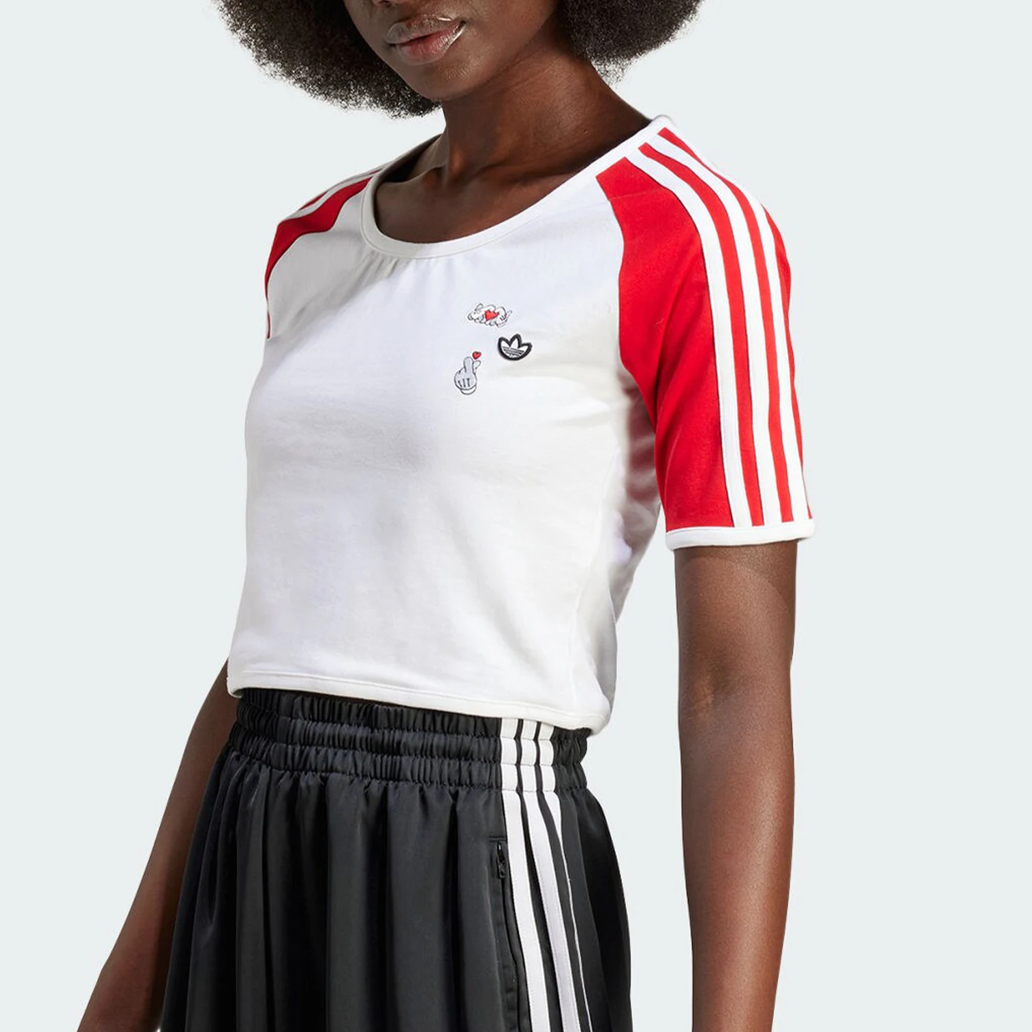 

Adidas Official Authentic Originals Women's Slim-Fit Breathable Casual Sports T-Shirt IY2268