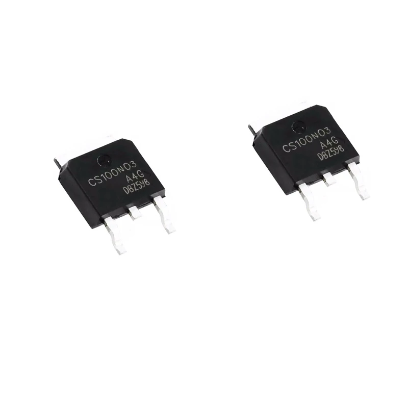 10 PÇS/LOTE CS100N03-A4G CS100N03 MOS Tubo 30V 100A Placa de Proteção de Bateria de Lítio SMD TO-252 Novo Chipset de Boa Qualidade