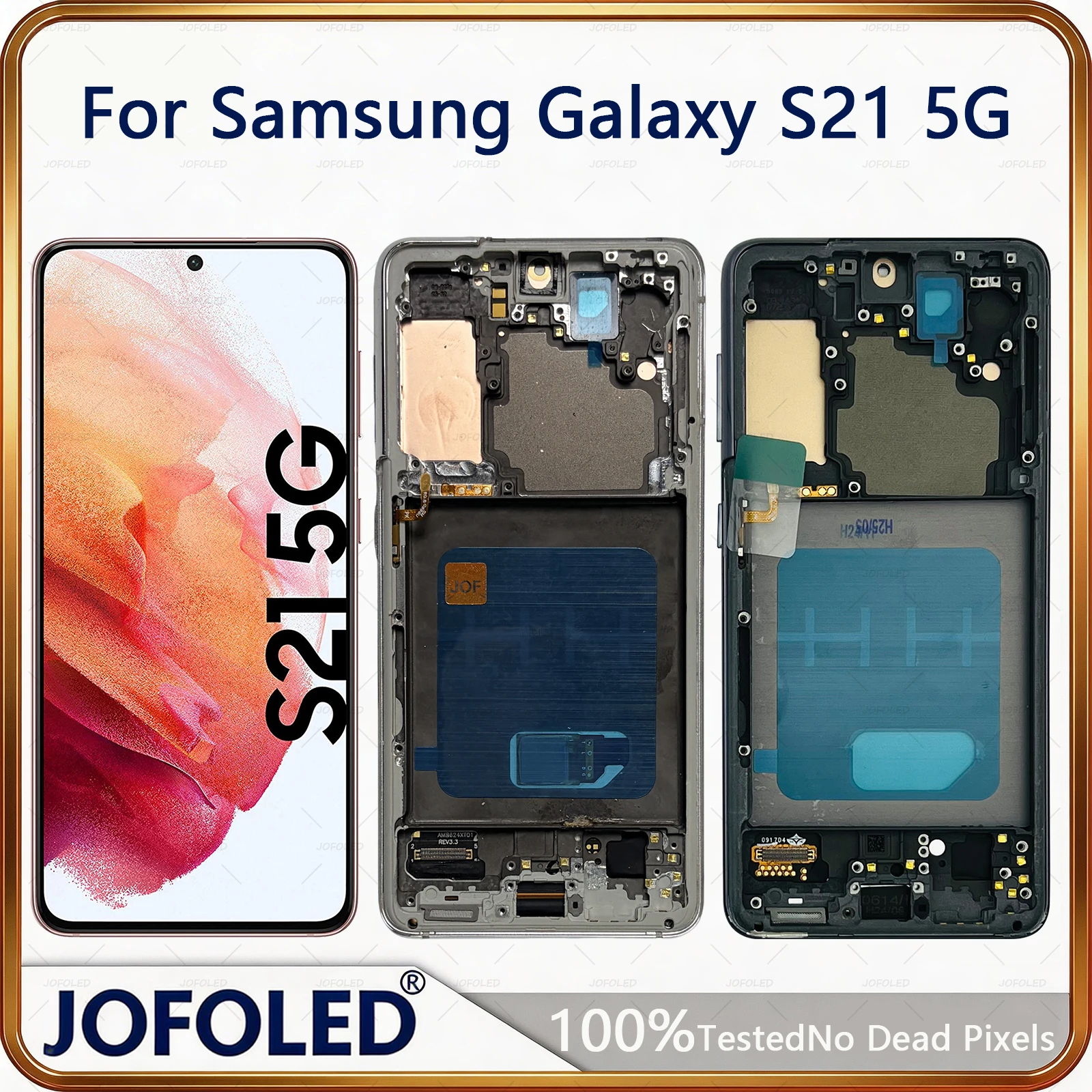 JOFOLED S21 Screen For Samsung Galaxy S21 5G LCD Display Touch Screen Digitizer SM-G991B SM-G991U LCD Replacement Repair Parts