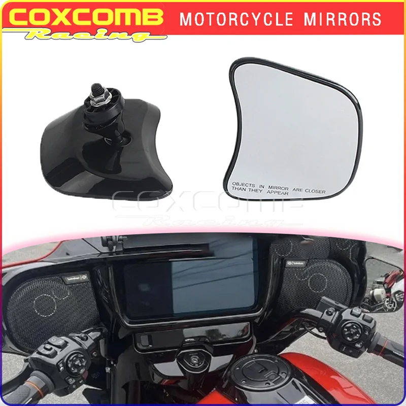 

Motorcycle Rearview Mirror Side Mirror Adjusted Aluminum For Harley Touring Street Glide Ultra ST CVO FLHXSE FLHXKSE 2023-2026