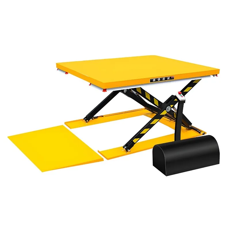 Ultra-low fixed scissor U-shaped small platform lift