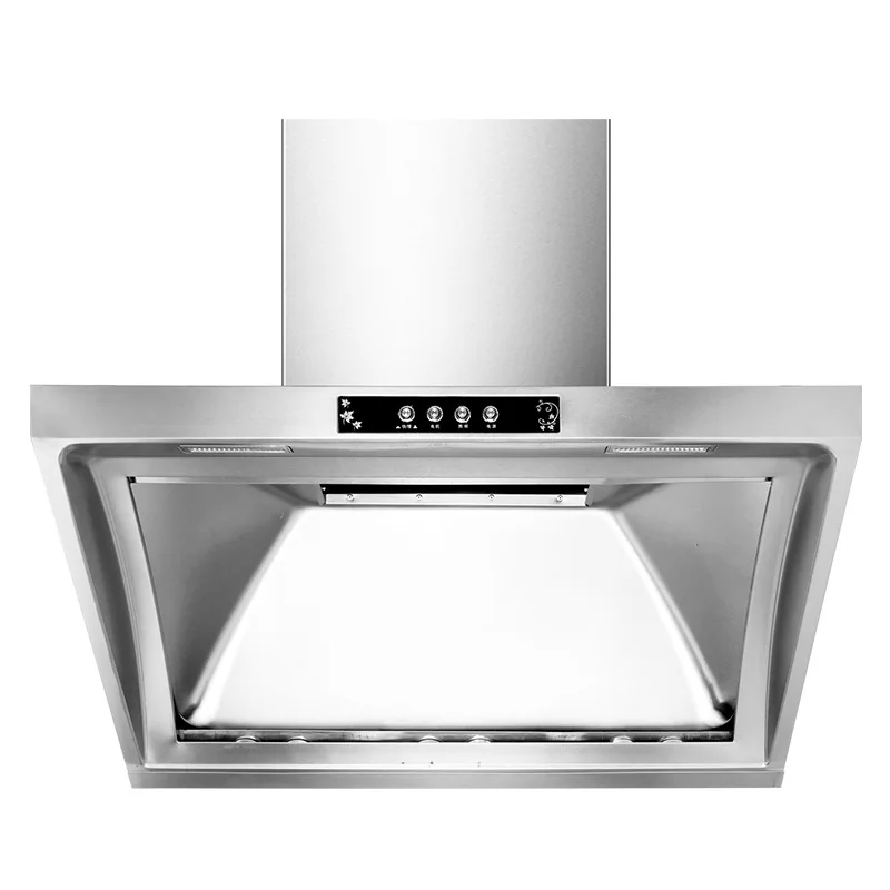 Вытяжка с боковым всасыванием Campana Extractóra Para Cocina 90 см Вытяжка из нержавеющей стали Бытовая кухонная вытяжка