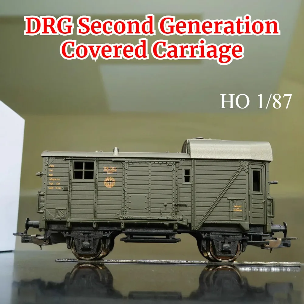 PIKO HO نوع 1/87 لعبة النقل 57704 DRG الجيل الثاني Boxcar جمع الحلي قطار نموذج الصبي لعبة هدية