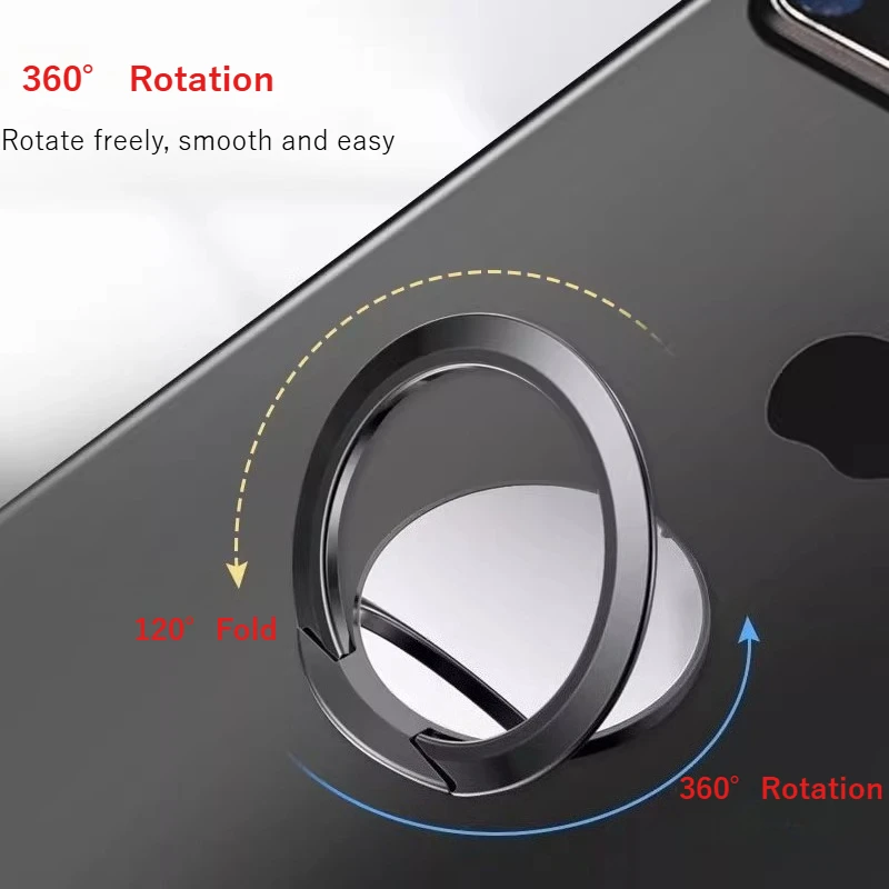 Mobile Phone Ring Buckle Bracket Creative Personality Mobile Phone Case Mini Ring Finger Ultra-thin Magnetic Ring Buckle