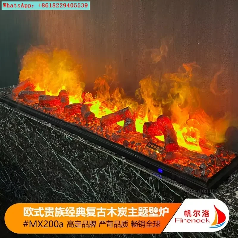 firenock simulation charcoal atomization fireplace classic European retro electric fireplace MX200a