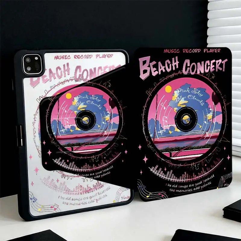 360° Rotate Tri-Fold Smart Case For iPad A16 2025 11 Air11/13 IPad Mini6 8.3 Pro 10.5 Pro11 iPad 10.2 7/8/9 4/5 10.9 10th 4
