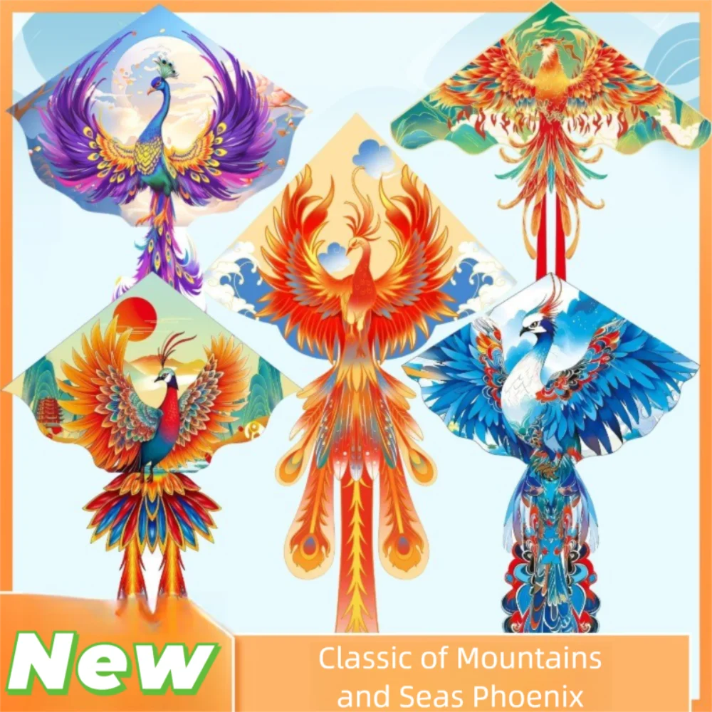 Grand cerf-volant Delta facile à voler, 100 mètres, corde de cerf-volant, bon volant, beau cerf-volant Phoenix, cadeau pour enfants, jouet volant, voyages en famille, nouvelle collection