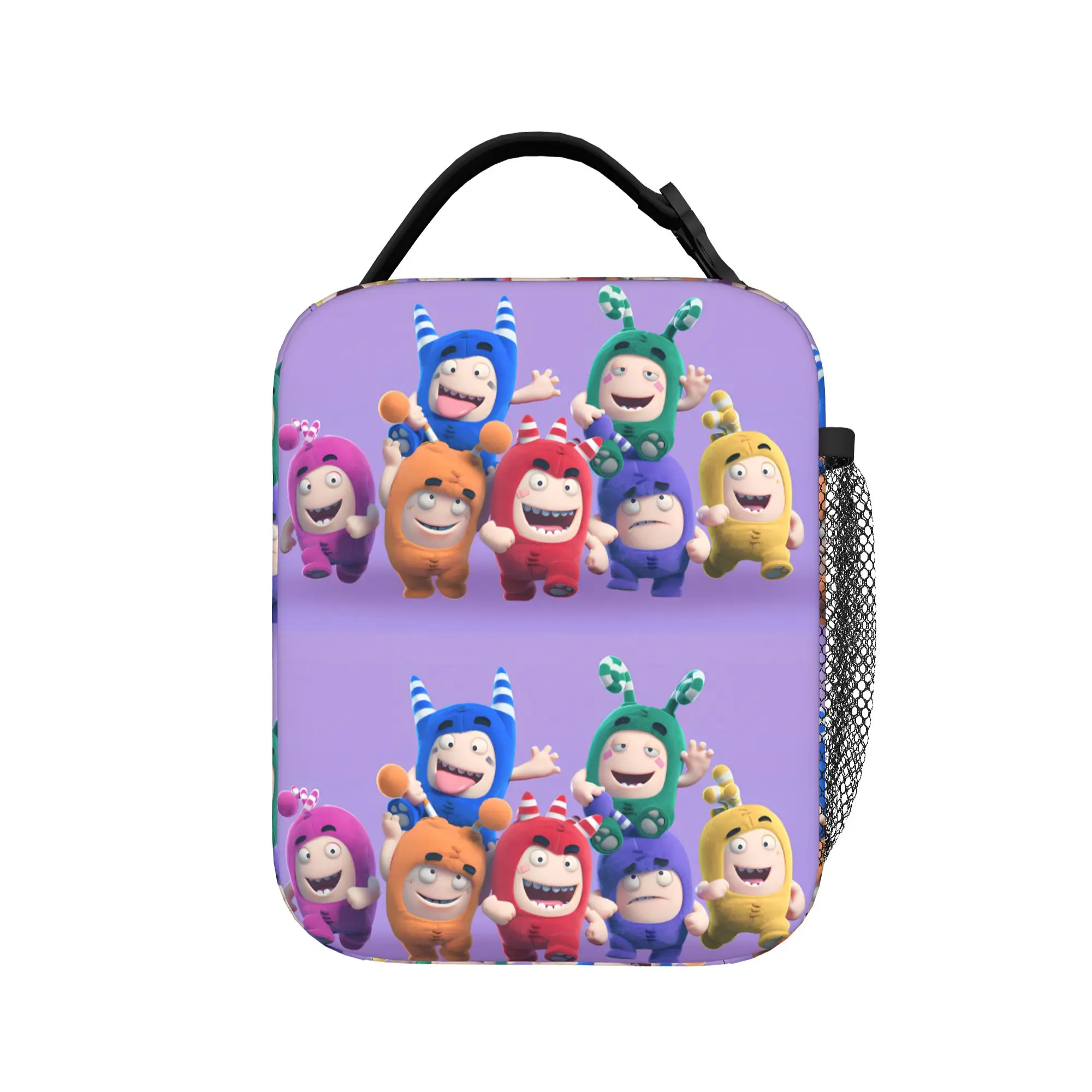 Oddbodes Group Photo Lunch Bag For Child  Print Lunch Box Casual Office Cooler Bag Portable Insulated Oxford Thermal Lunch Bags