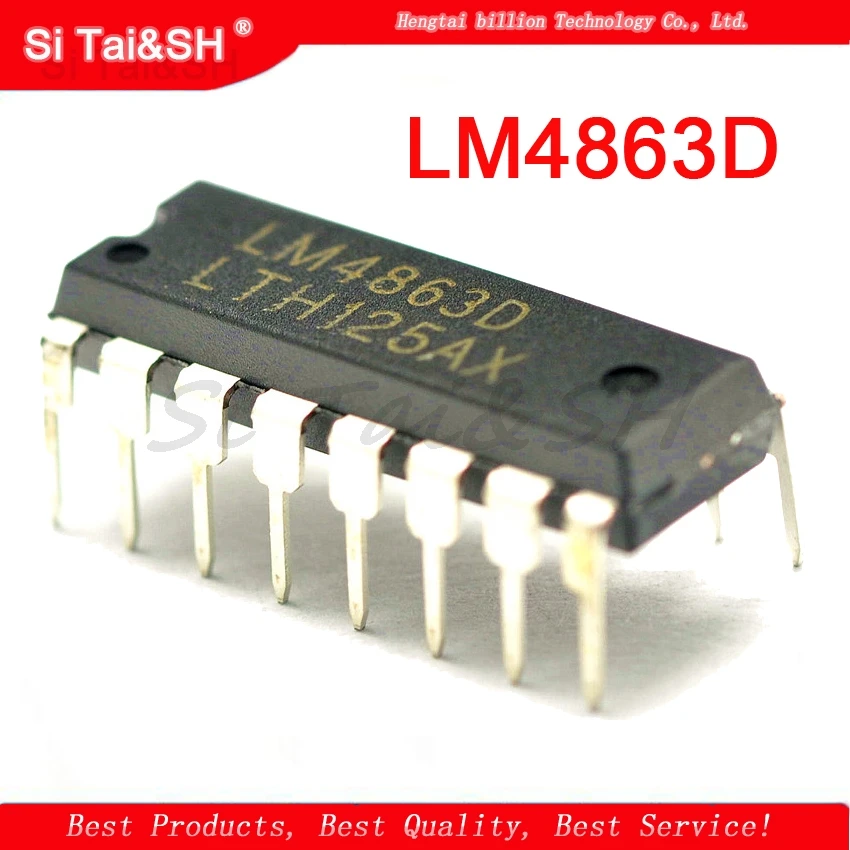 10 pz/lotto LM4863D LM4863 4863 guscio Impermeabile