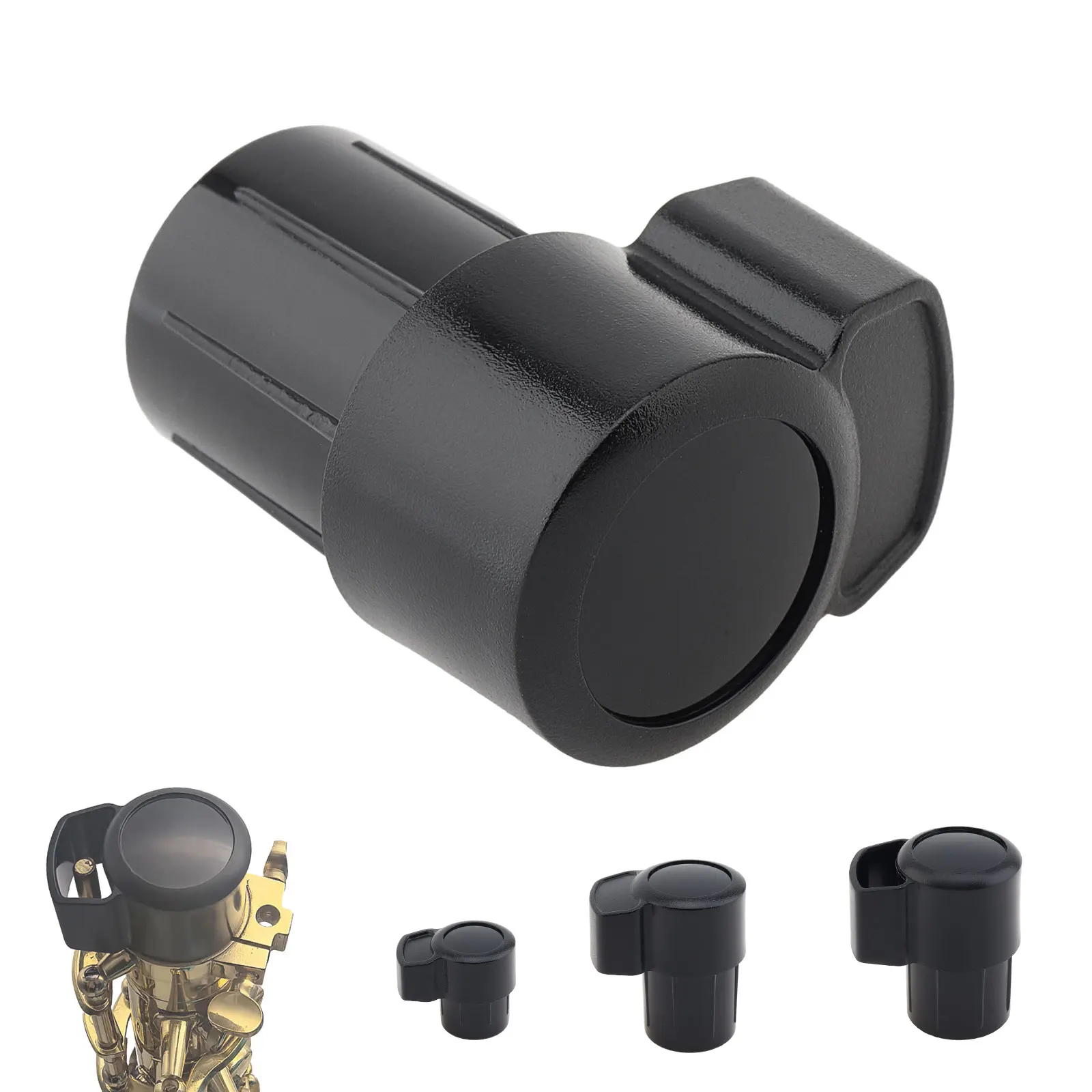 Plastic Saxophone Neck Plug for Alto / Tenor / Soprano Saxophones, Anti Bump End Cap