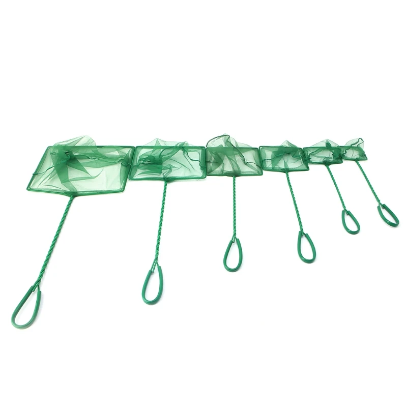 Red pesca para pesca 3, 4, 5, 6, 8, 10 pulgadas, red fina para pescado, camarones, cómodo