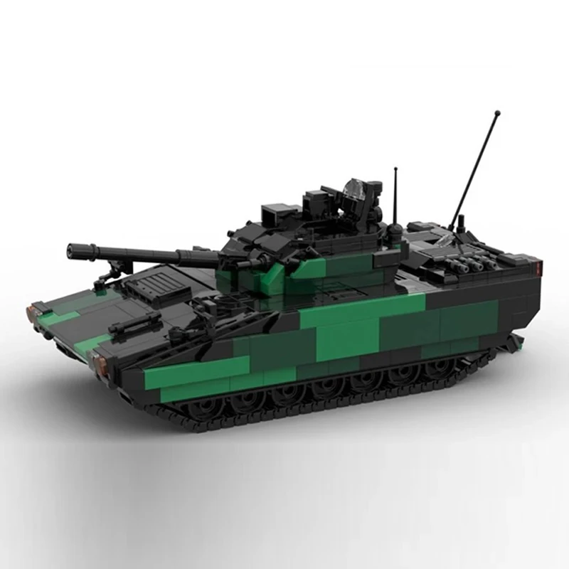 

MOC военное оборудование CV90 MK3 корпус современная модель военного танка DIY головоломка сборка строительные блоки игрушка детский подарок на день рождения