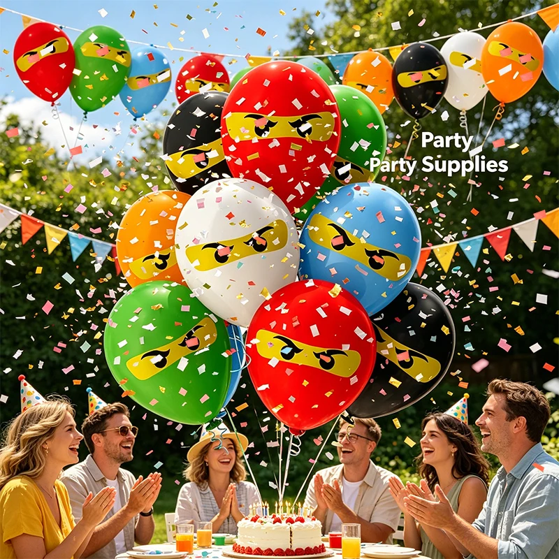 Building Blocks Birthday Party Decoration Balloons Party Supplies Latex Balloon Shower Decors balloon Birthday party gift supply