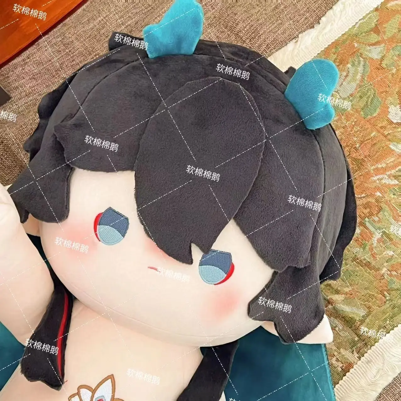 40CM Game Honkai: Star Rail Dan Heng·Imbibitor Lunae Soft Plush Doll Body Dress Up Stuffed Toy Sitting Posture Pillow Gift