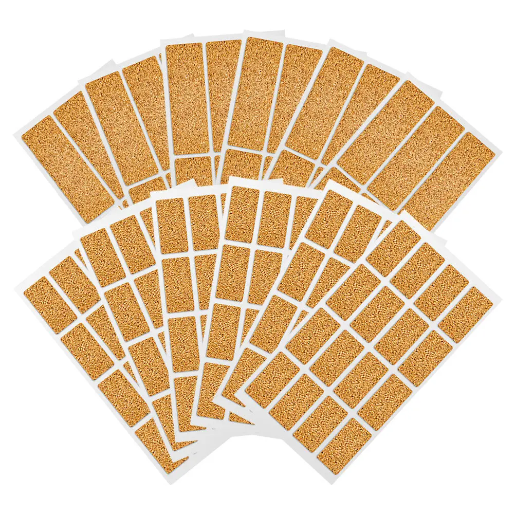 

2 Bags Writable Cork Paper Label Stickers Self-Adhesive for Home Office Kitchen Food Storage Containers Jars Label Stickers