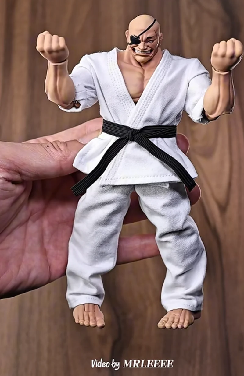 Auf Lager Originalsturm Spielzeug 1/12 Skala Fang Blade Yujiro Hanma Doppio Orochi Action Figur Modell Sammeln Spielzeug
