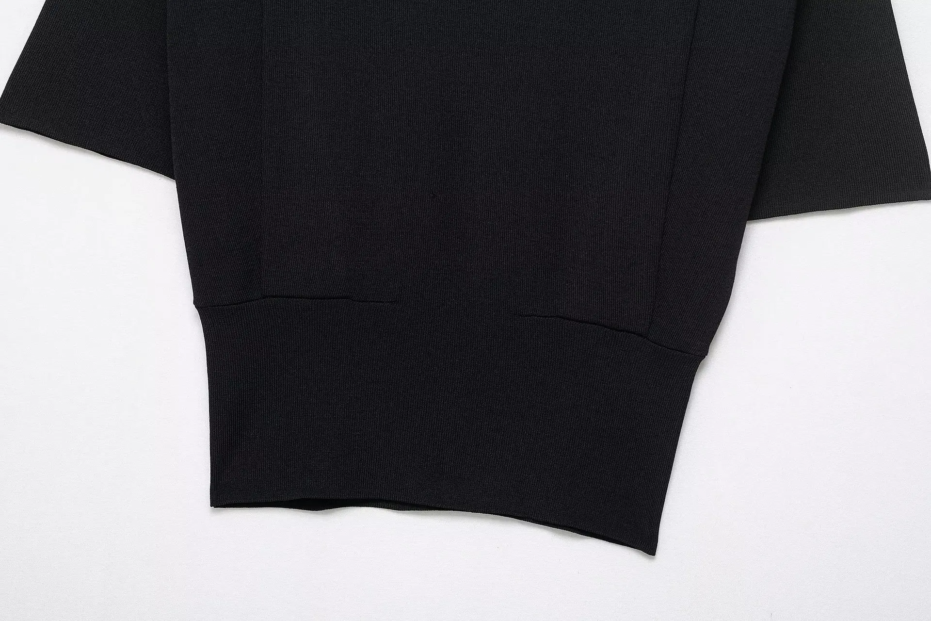 Europeu e americano comércio exterior feminino verão novo estilo ombreiras em torno do pescoço fino camisola topo para mulher