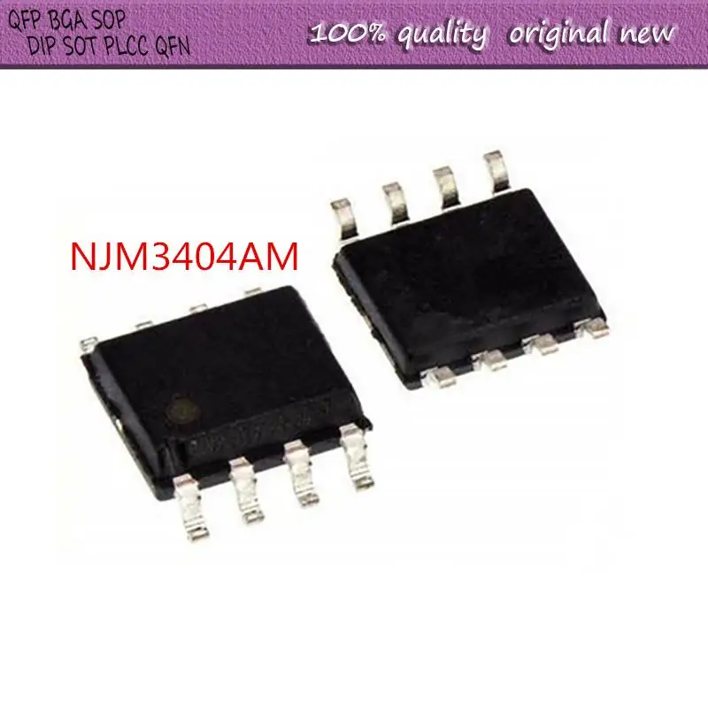 NEW  20PCS/LOT   NJM3404AM  NJM3404A  NJM3404  3404A SOP-8