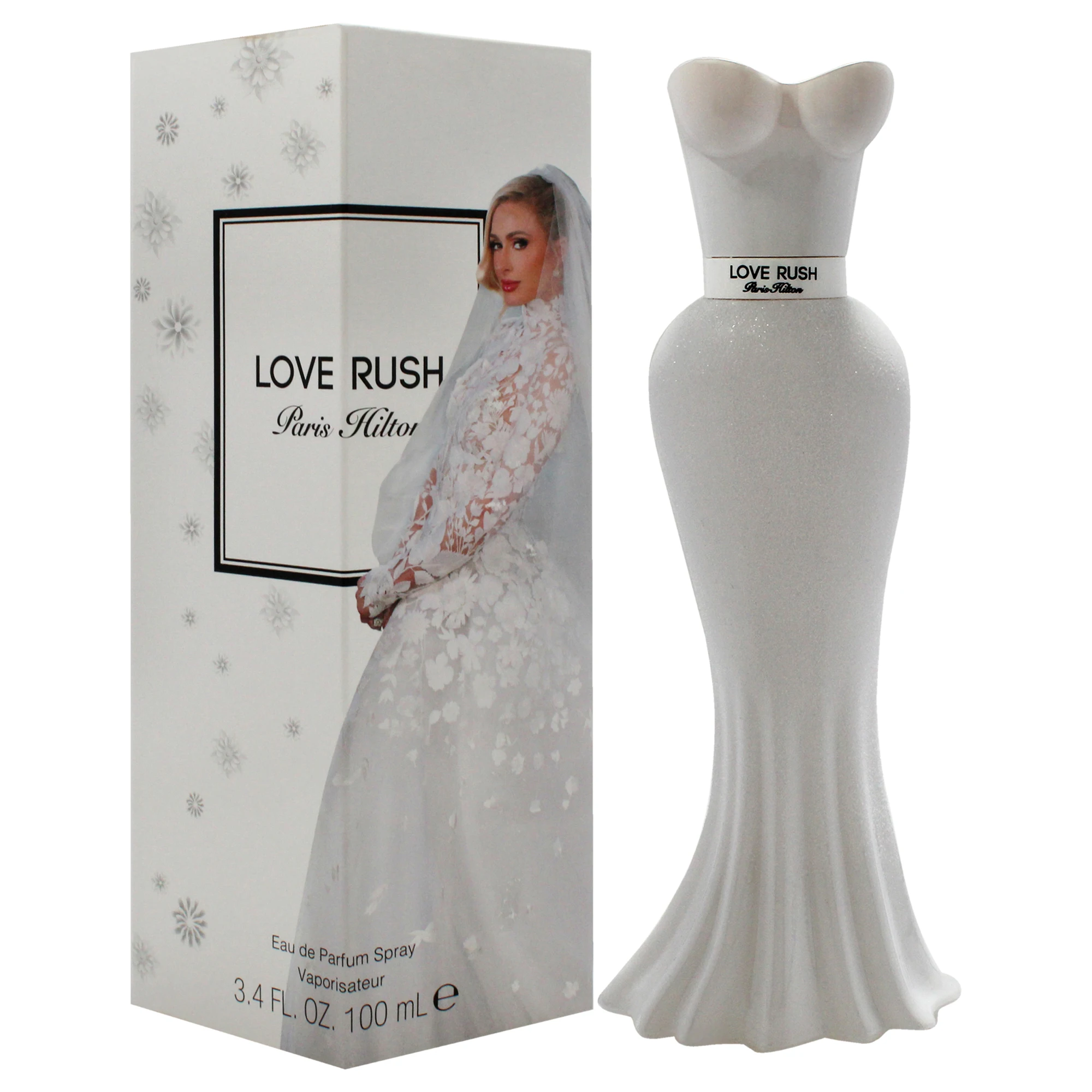 Love Rush oleh Paris Hilton untuk Wanita - Semprotan EDP 3.4 oz