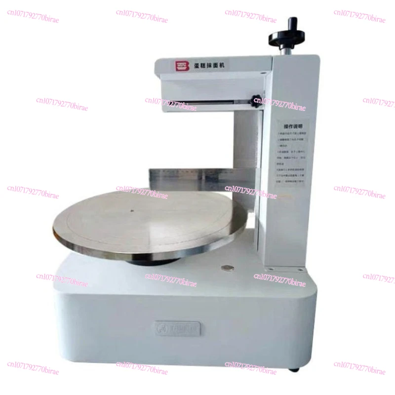 

Semi Automatic Round Birthday Cake Cream Butter Spreading Machine Small Tabletop Cakes Chocolate Creams Icing Coating Equipment