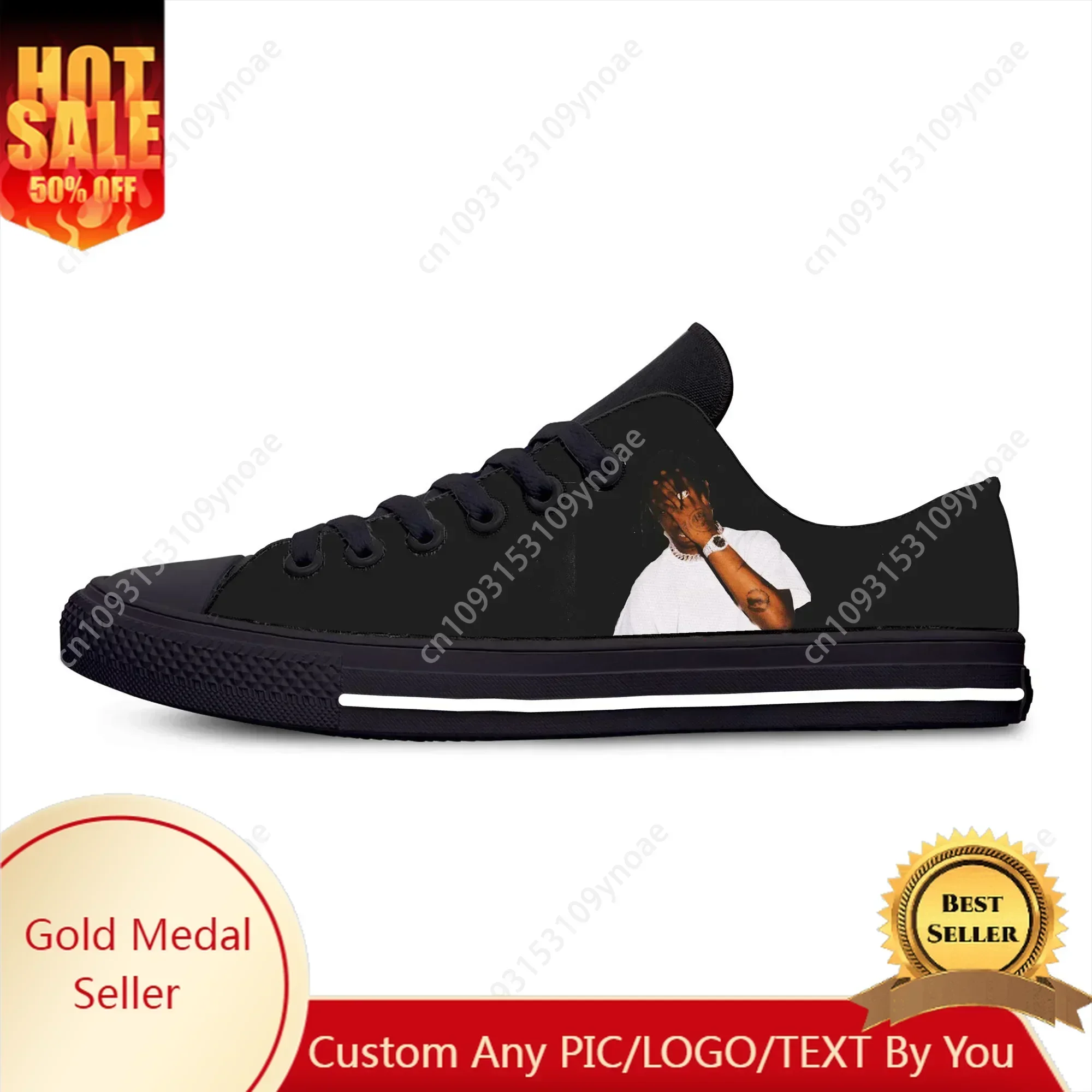 Scott Hip Hop Rapper Rap Singer Music Travis Funny Casual Cloth Shoes Low Top Lightweight Breathable Men Women Sneakers