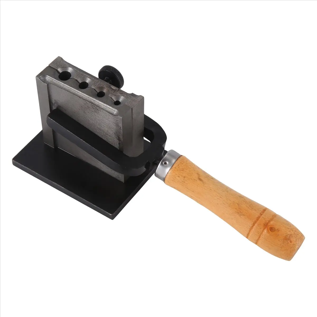 AA14 Gold/Silver/Metal Eu Molding Groove Ingot Mould Jewelry Tools Size Adjustable Jewelry Tools Oil Groove Chisel Wooden Handle