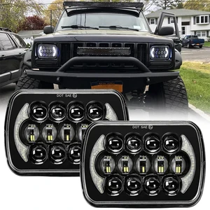 Jeep Wrangler için LED farlar, 5x7 Far için en iyi 10 satış, jeep xj, - №10