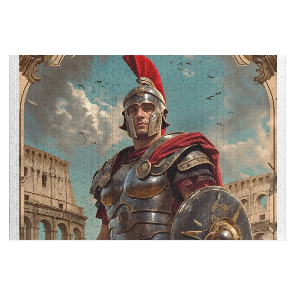 

Головоломка Centurion's Gaze: Valor of Rome Детская деревянная головоломка с фотографией Персонализированные подарки Детская головоломка