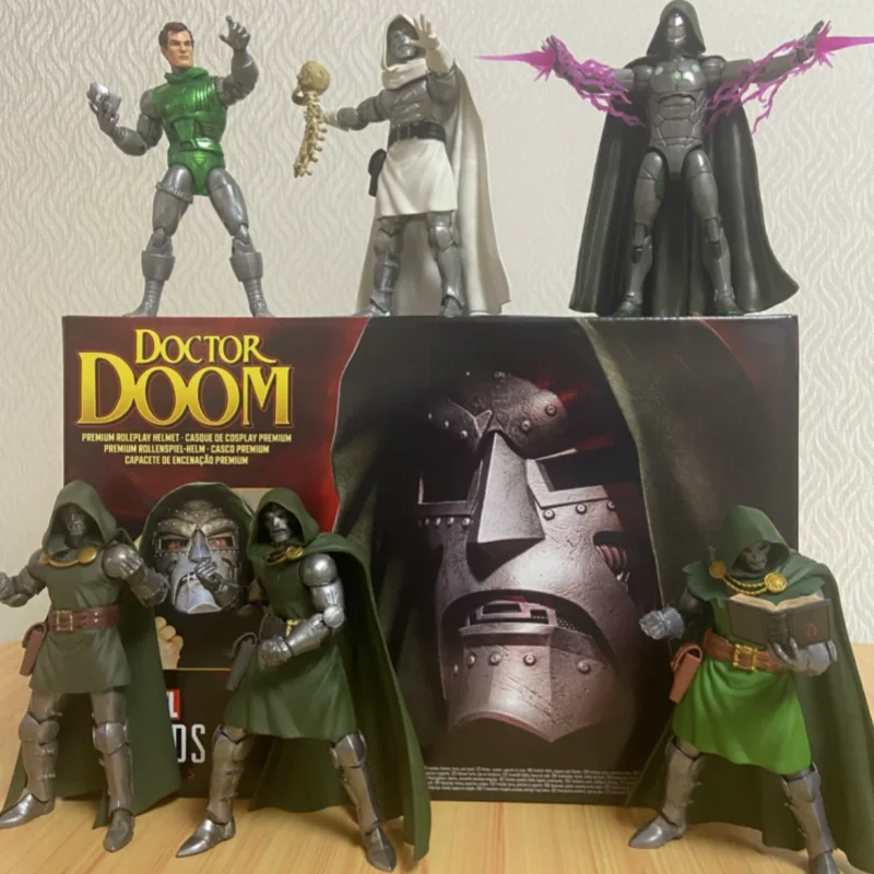 

Marvel Legends 85th Anniversary Collectible Action Figures Set - Doctor Doom Iron Patriot Taskmaster for Kids Anime Fans