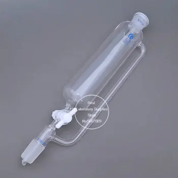 1 piece 25ml to 1000ml laboratory glass fixed cylindrical shape separating funnel with PTFE Piston constant pressure dropper funnel