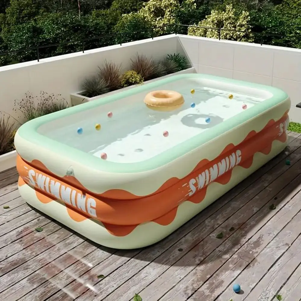 Piscine d'extérieur gonflable portable à motif de dessin animé, jeu d'eau UNIS issant pour l'été, jeu pour parents et enfants