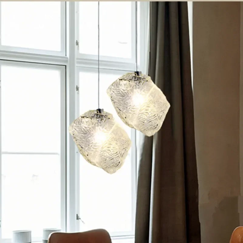 Lámpara de araña de hielo de Lava nórdica INS, luz de mesita de noche de cristal Popular para interiores, sala de estar, comedor, Bar, cafetería,