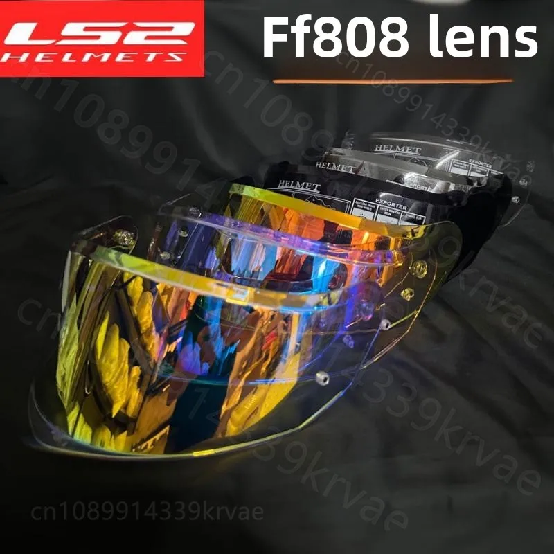 

Suitable for LS2 Lenses FF808 Special Motorcycle Helmets Sunscreen Face Cover Universal Day Night Transparent Aurora Lenses