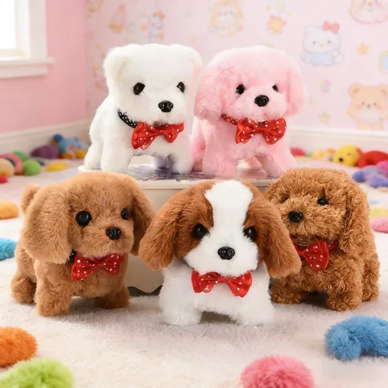 

Интерактивная электронная плюшевая собака-симулятор: ходит, лает, виляет хвостом. Развивающая игрушка для малышей и детей. Подарок.