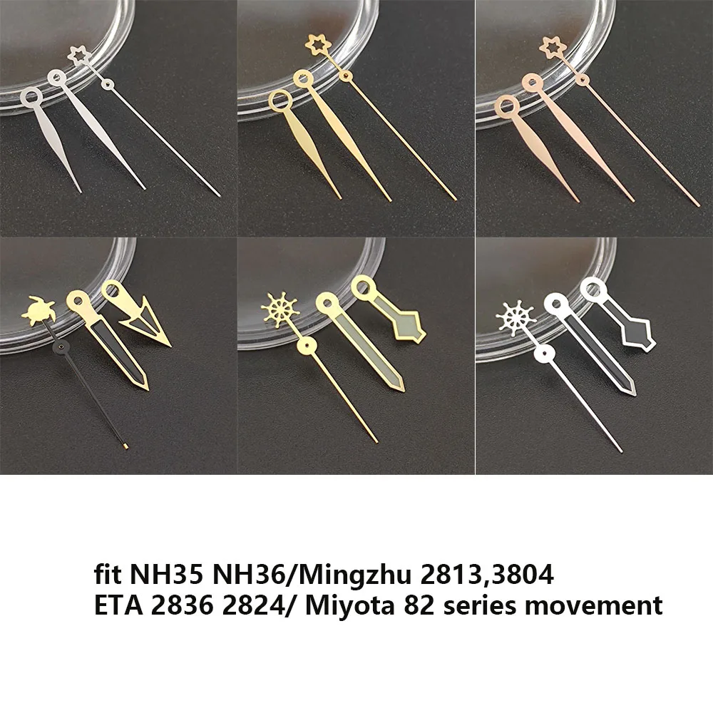 

Watch pointer fit NH35 NH36 ETA 2836 2824 Miyota 8205 8215 821A Mingzhu DG 2813 3804 movement watch hands