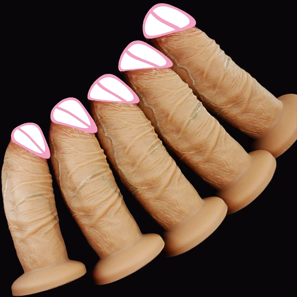 Long Penis Big Dick Super Realistic Thick Dildos Silicone Anal Dildo Vaginal Expander Adult Sex Toy Female Masturbation Buttplug