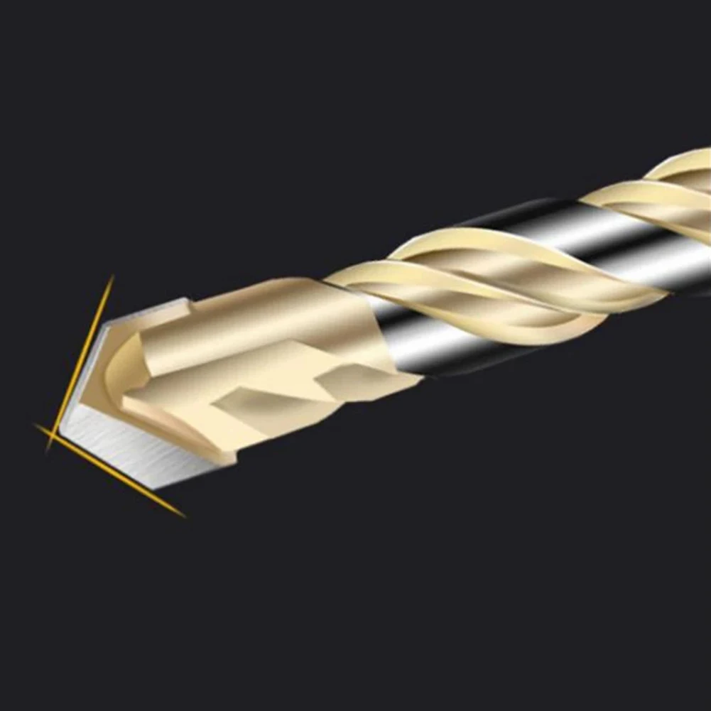 Alta qualità pratico nuovissimo squisito punta in metallo duro punta da trapano strumento piastrella legno metallo punta da trapano oro multifunzionale