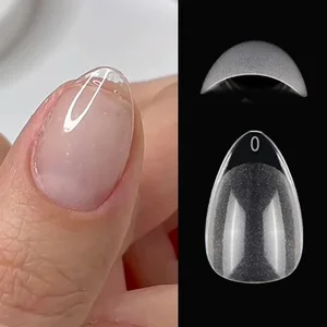 8ベストセールスアーモンドネイルチップハーフカバー-6