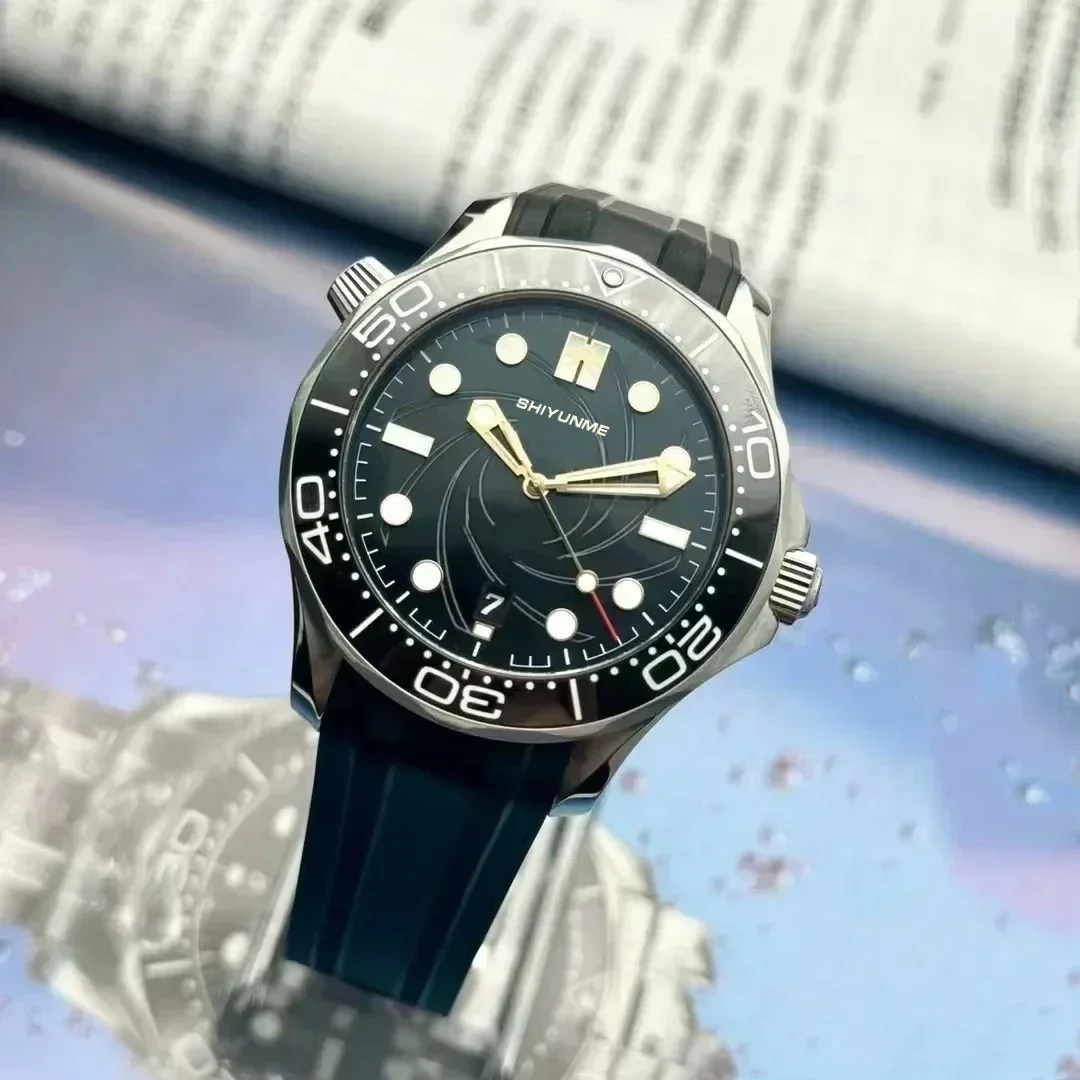 A333 Store ساعة رياضية أوتوماتيكية ميكانيكية متعددة الوظائف للجنسين مجموعة زنبركية من السيراميك مقاومة للماء بالتوقيت العالمي