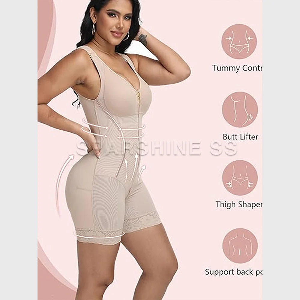 Body Shaping Fajas Bodysuits High Compression Garment Remove Belly Abdomen Control Reductoras Colombianas Shapewear