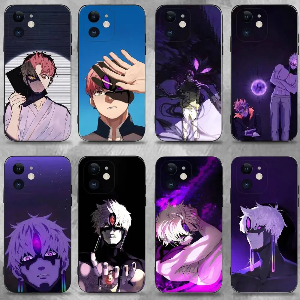 

D-Dandadan Jiji Evil Eyess Phone Case For iPhone 17,16,15,14,13,12,11,Pro,Max,Plus,E,SE4,Air,Mini Black Precise Hole Matching