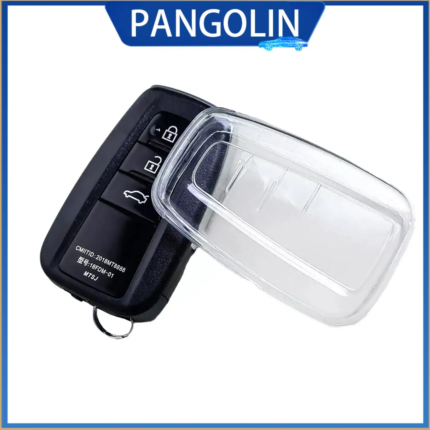 

Прозрачный чехол PANGOLIN для умного автомобильного брелока для Toyota Corolla Cross 2021-2023/Toyota Corolla Hatchback 2023-2024