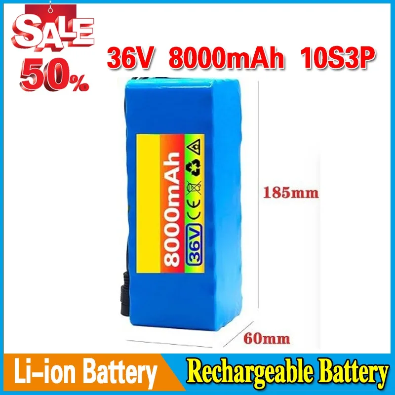 

High-Quality 10S3P 36V 8Ah battery pack 18650 lithium-ion battery 500W for high-power motorcycle scooter