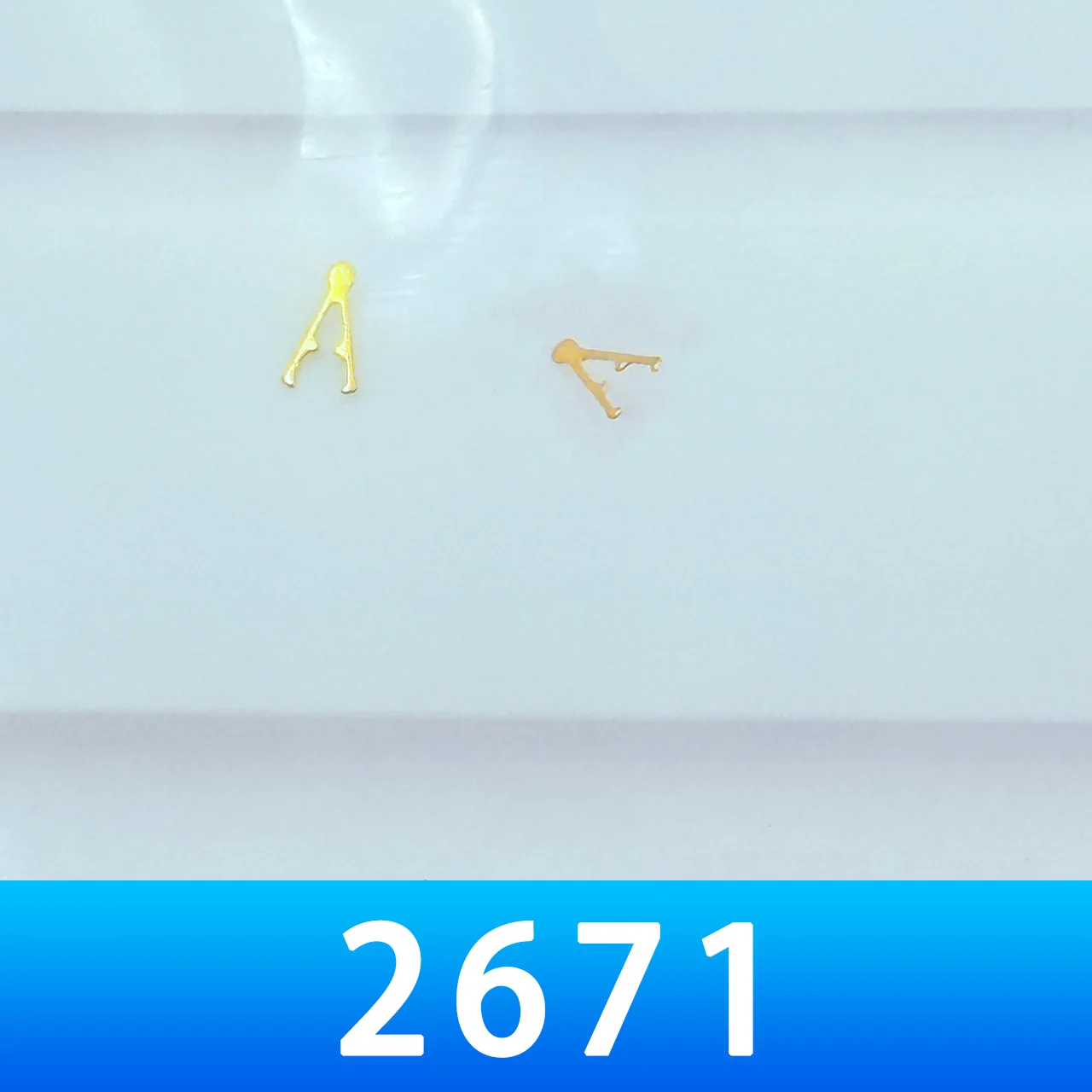 إكسسوارات الساعة توقف رافعة توقف زنبركية مناسبة لقطع إصلاح الساعة 2671