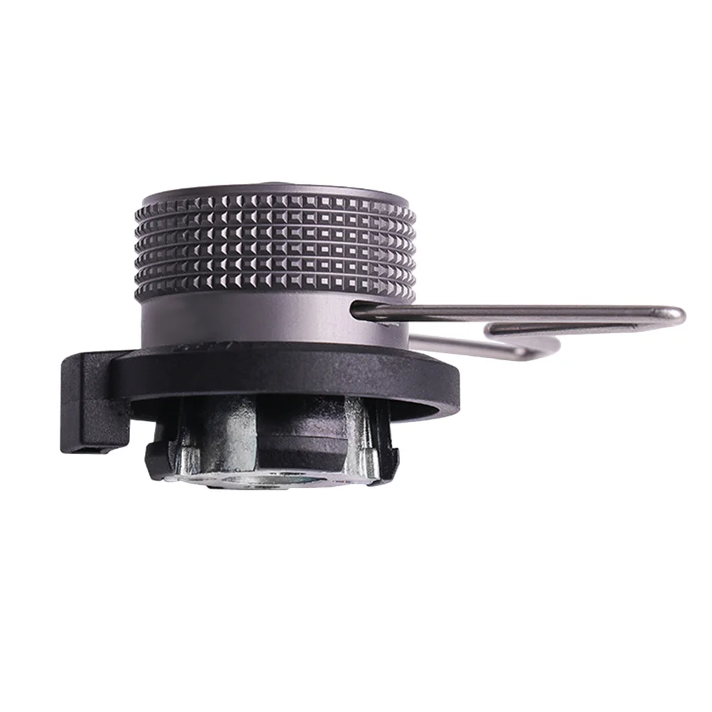 

Outdoor Camping Gas Tank Adapter Dark Grey Professional Stove Conversion Head Propane Tank Converter Camping Stove Converter