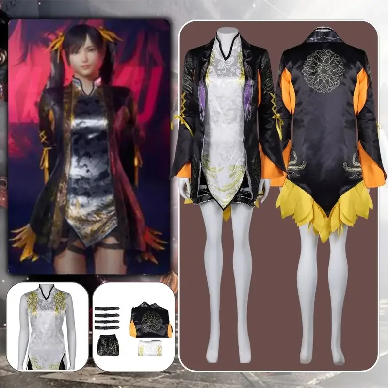 Game MotoGP 8 Ling Xiaoyu cosplay Fantasia costume disguise for adult women tops shorts outfits Halloween Carnival party clothes