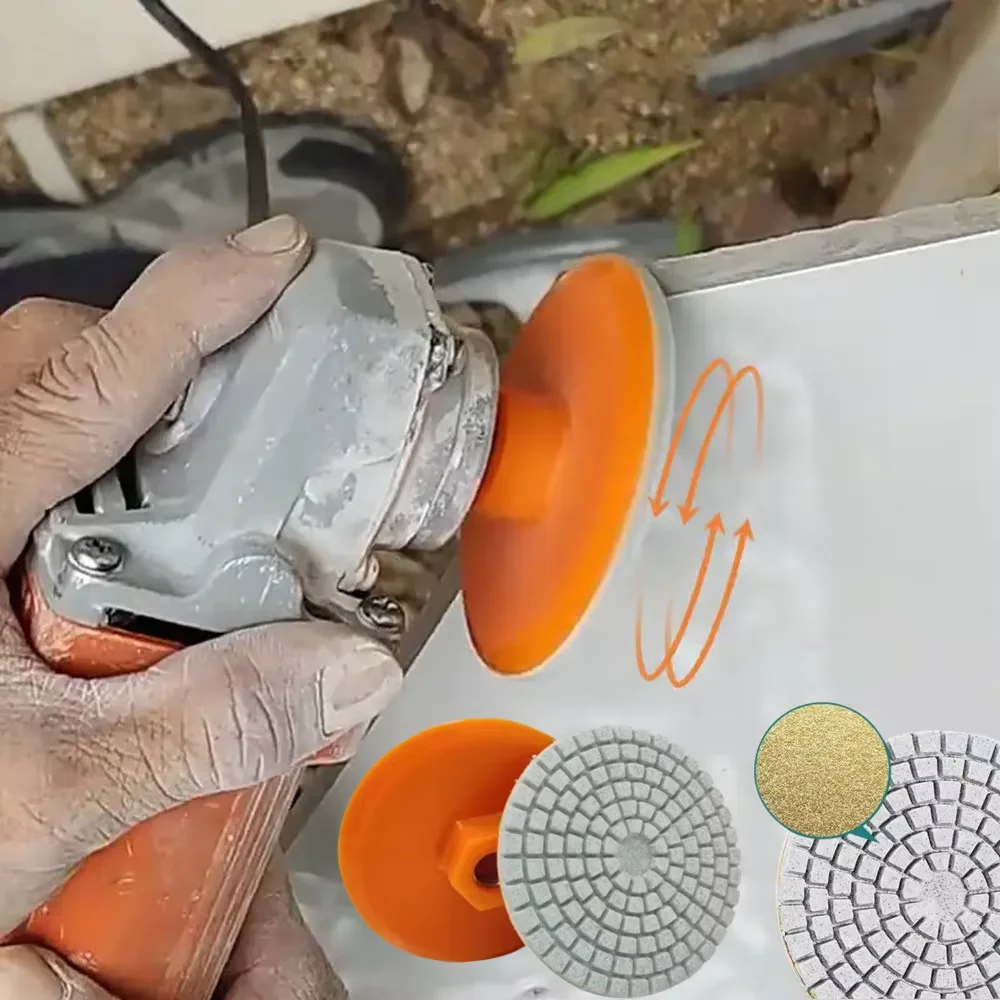 ceramic tile edge grinding disc  angle grinder dry polishing marble porcelain granite chamfer grinding edge